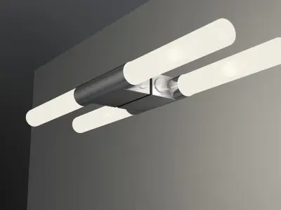 Mirror light wall lamp Free 3D model