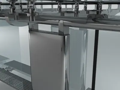 Bus Station 3D model