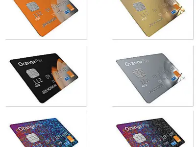 Credit card 3D model