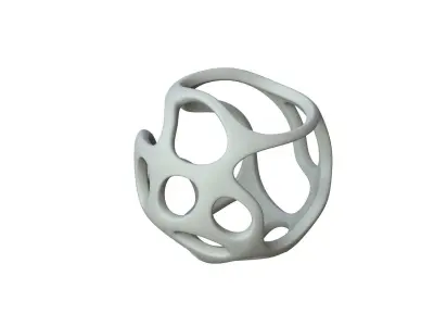 SciFi Cube Object No 22218 Low Poly Shape Texture