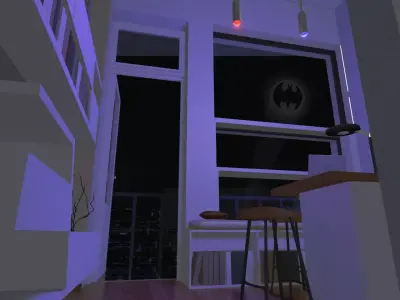 the batman house 3D model