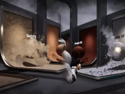 Realistic Gun VFX Low-poly 3D model