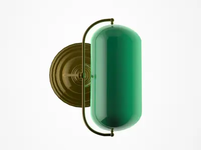 BANKERS LAMP Low-poly 3D model