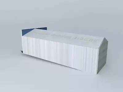 Uncle building with door Free 3D model