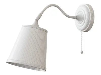 ORSTID Sconce brass  white 3D model
