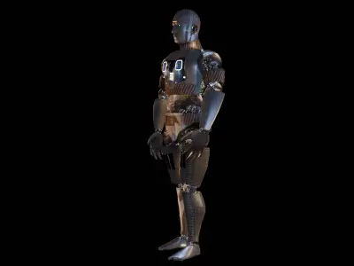 Android Low-poly 3D model