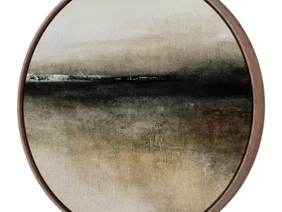 Abstract Painting Frame set 3D model 646