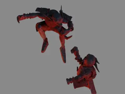 Fox Mountain Secret Cave - rock platform kid 3D model