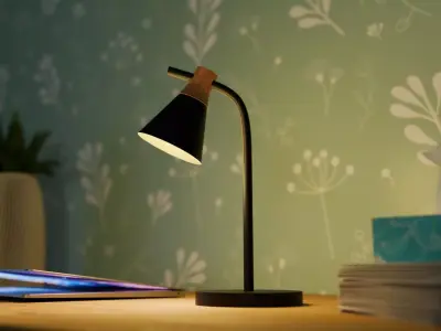 Scandinavian Desk Lamp Pack  3D model