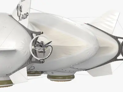  Airship Main Body without Cabin Gray 