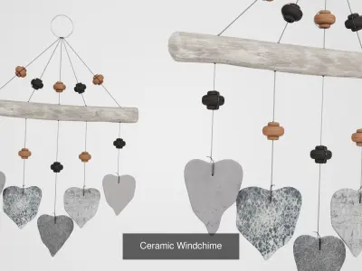 Wind Chime Collection 3D Model Pack