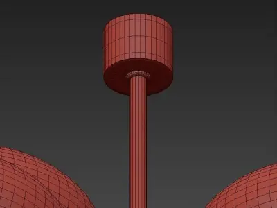 Retro Hanging Ceiling Light 3D model