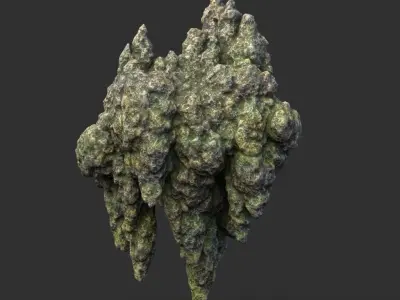 Low poly Stalactite Cave Rock Modular Pack 200215 Low-poly 3D model