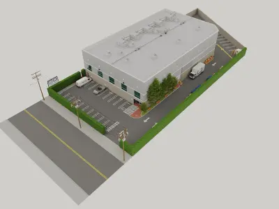 Scranton Business Park - The Office Building 3D model