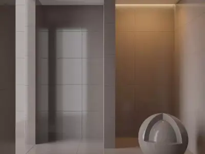 Marble wall 03 3D model