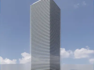 Parametric Building 1a4 3D model
