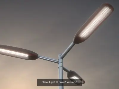 Street-Light 11 3D Model Pack