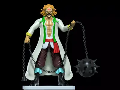 Rakuyuo - Whitebeard Pirates - One piece 3D print model