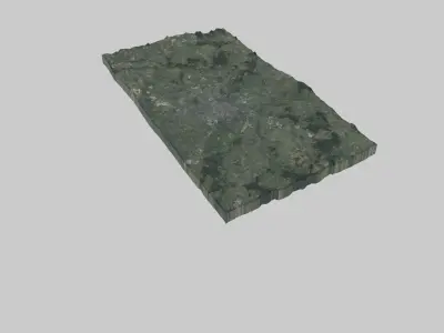 Wroclaw City Low-poly 3D model