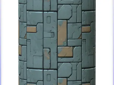 SciFi Seamless Texture Texture 53