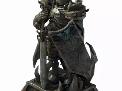 Evil Creator - Stone - Advanced Death Knight 04 3D model