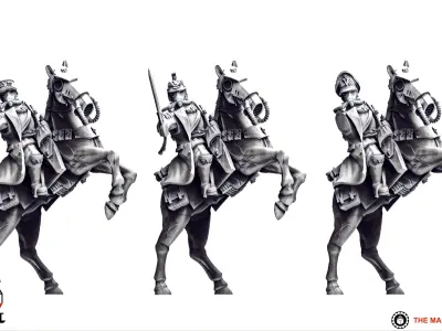 Valour Korps - Cavalry Marshal Ferdinand 3D print model