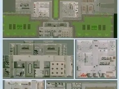 Pharmaceutical industry full project 3D model