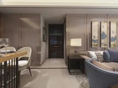 Home Equipment living room lounge3D model08 3D model