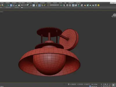 ORMANDY WALL SCONCE Low-poly 3D model