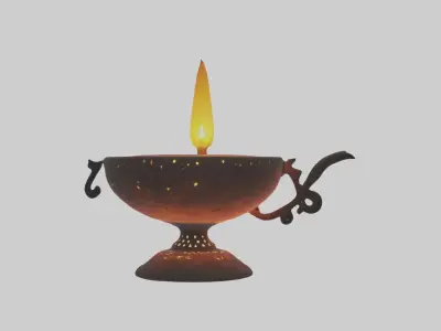 Diyalamp Model 1 Low-poly 3D model