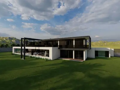 Casa Scene-villa-modern house 3D model 83