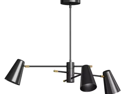 Jamira Convertible Chandelier 3D model