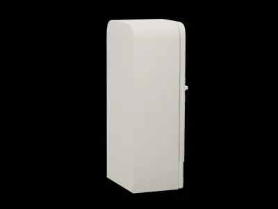Kitchen Beige Fridge Low-poly 3D model