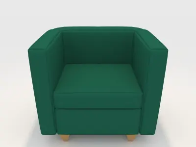 Sofa 1 Seater 4 3D model