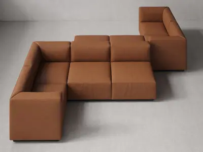 Living Landscape 730 Sofa Composition 1 3D model