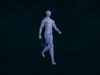 AVTR-003 Avatar Walking Animation 3D model