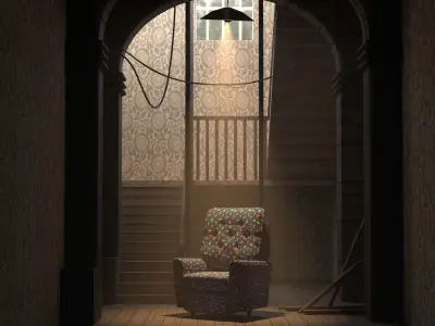 SOFA FURTINURE Free 3D model