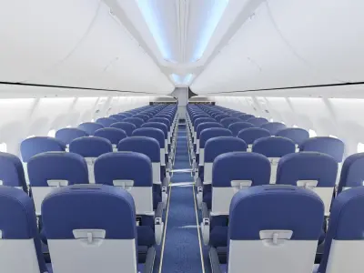  3D Boeing B737 Interior Cabin 