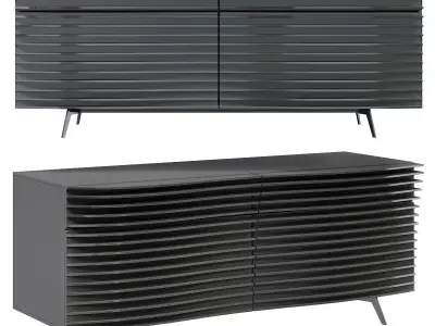 TIDE BUFFET SIDEBOARD BY KARIM RASHID Low-poly 3D model