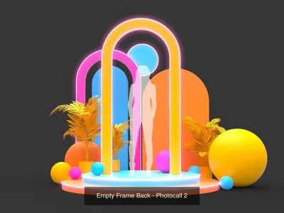 Empty Frame Back - Photocalls - 4 Pack