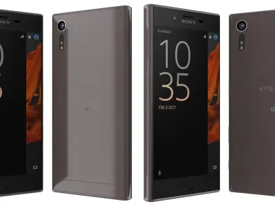 Sony Xperia XZ All Colors 3D model