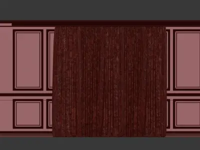 Curtain Set 68 3D model