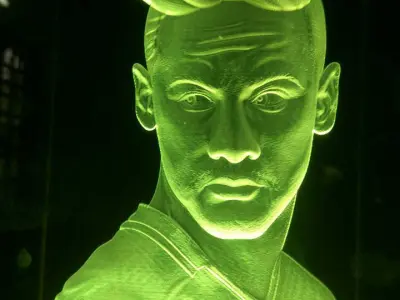 Neymar Jr   file stl OBJ and ZTL  for CNC Free 3D print model