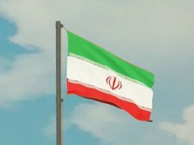 Flags of all 196 countries 3D model