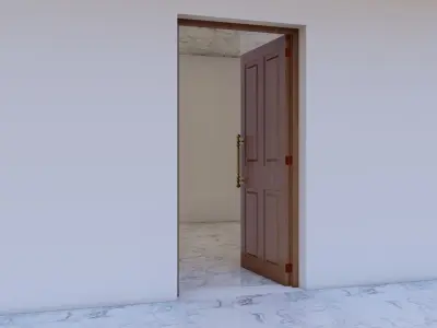 Doors Family Low-poly 3D model