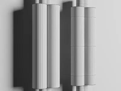 METROPOL Wall Sconce for RAKUMBA Low-poly 3D model