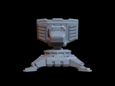 Communications pack 3D print model