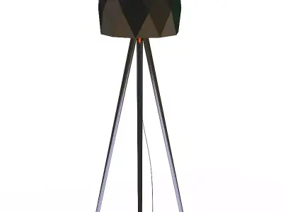 Floor Lamp Low-poly 3D model