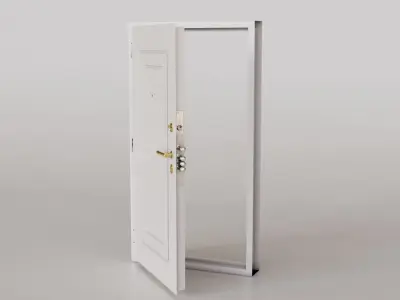 Apartment Exterior Door 3D model