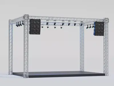 Concert Stage 11 3D model